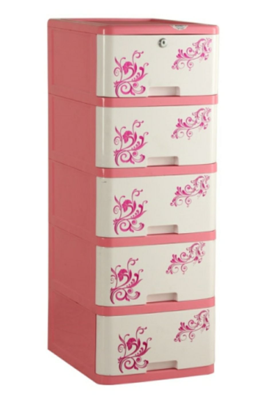 Smart Closet 5 Drawer Elite-Pink