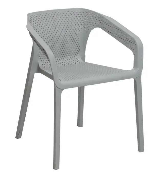 Stylee Cafe Arm Chair Gray