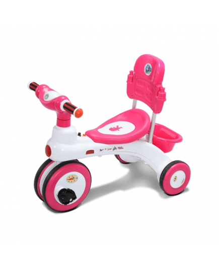 Jim & Jolly Rock Rider With Backrest - Pink