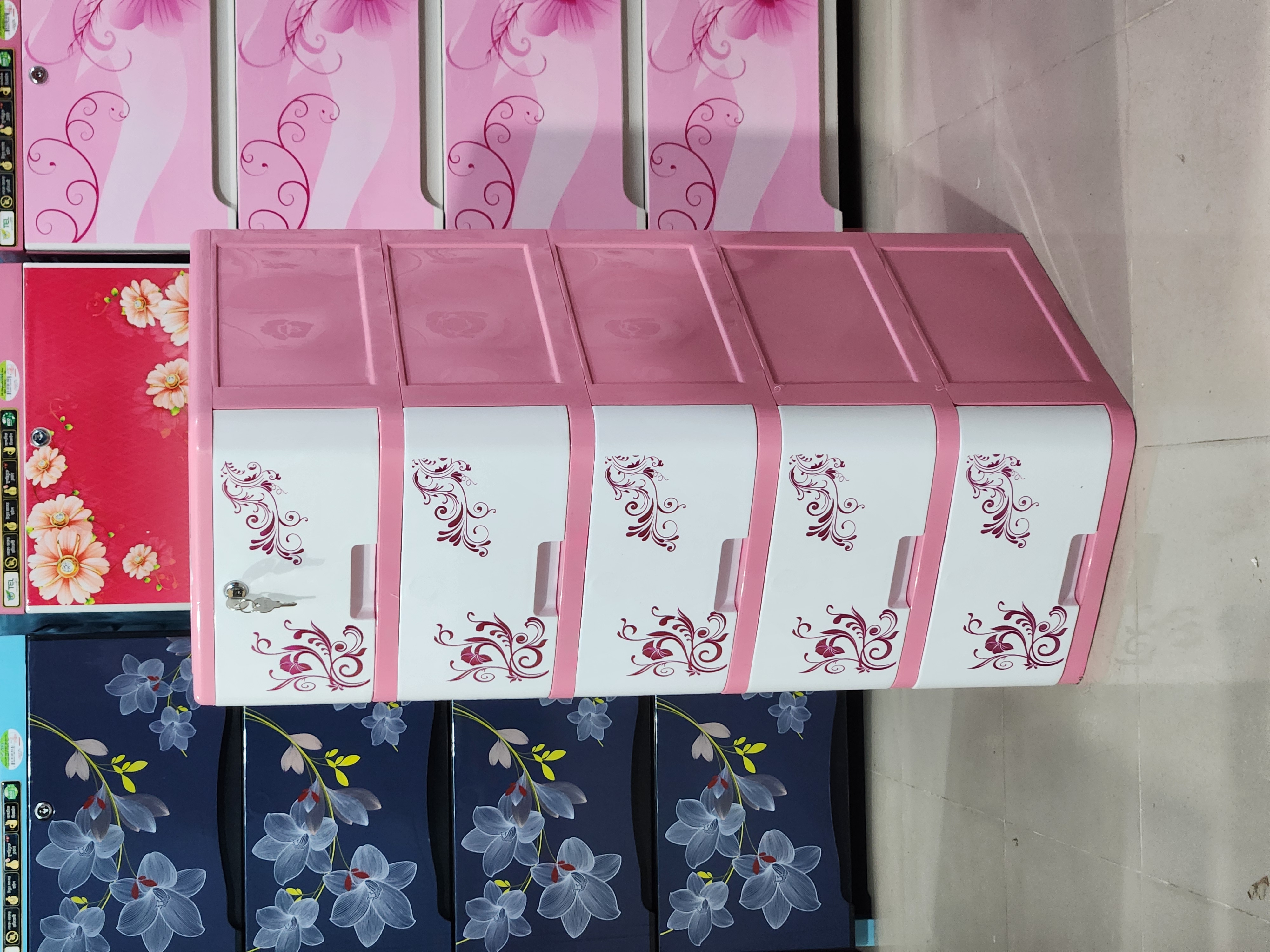 Smart Closet 5 Drawer Elite-Pink